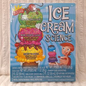 Scientific Explorer Make Own Ice Cream Science Experiment Kit  Educational Stem